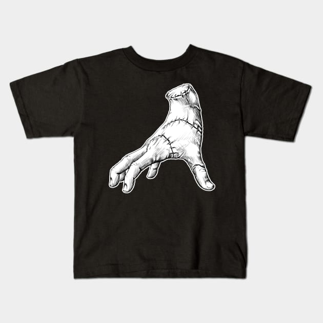 Hand Thing Sketch Kids T-Shirt by Anilia